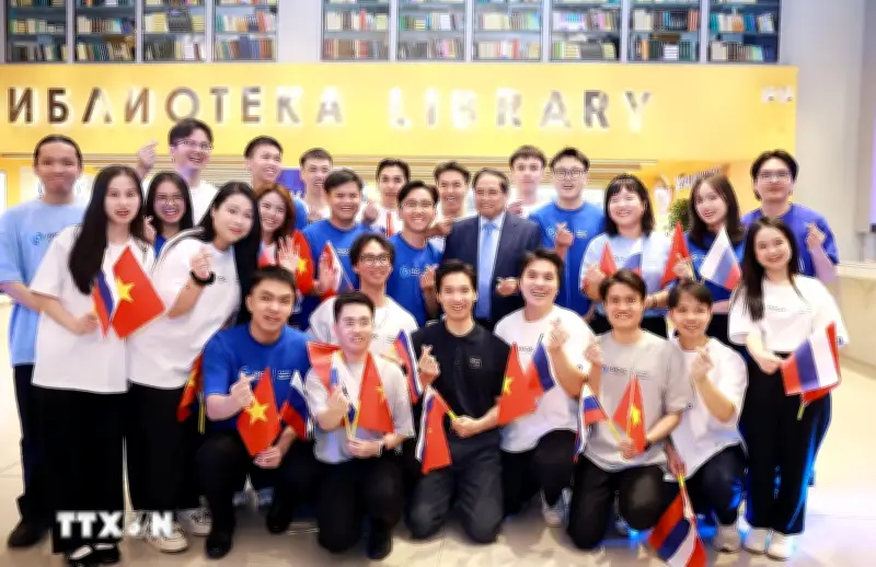 Thủ tướng Phạm Minh Chính thăm Đại học Tổng hợp Quốc gia Moskva, thúc đẩy hợp tác giáo dục Việt - Nga