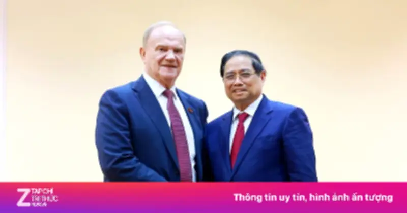 Thủ tướng Phạm Minh Chính tiếp Chủ tịch Đảng Cộng sản Nga, khẳng định tình hữu nghị bền vững