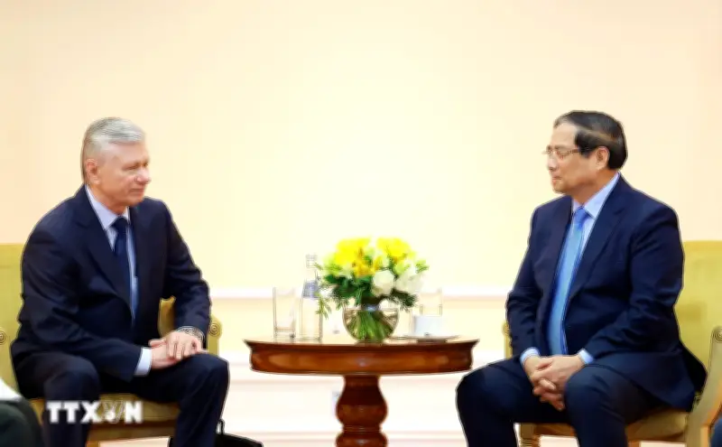 Thủ tướng Phạm Minh Chính tiếp lãnh đạo Hội hữu nghị Nga-Việt và Hội Cựu chiến binh Nga