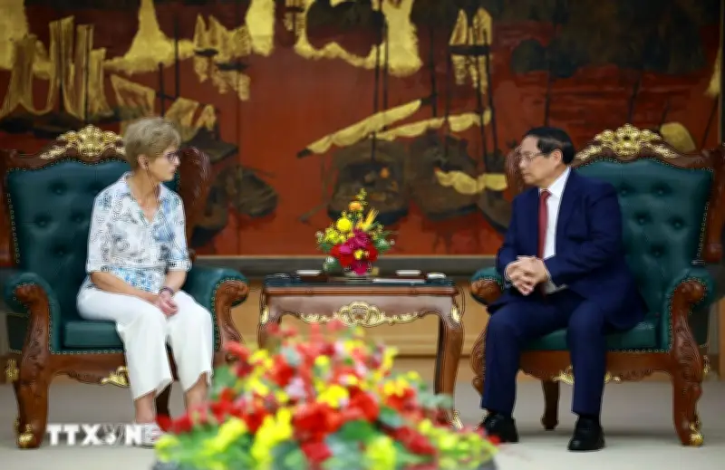 Thủ tướng Phạm Minh Chính tiếp Đoàn Quỹ Eisenhower của Hoa Kỳ