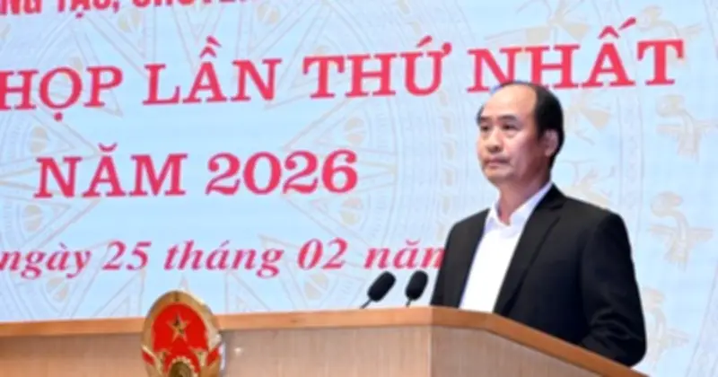 Thứ trưởng Bộ Nội vụ báo cáo kết quả cải cách hành chính 2025 và định hướng 2026