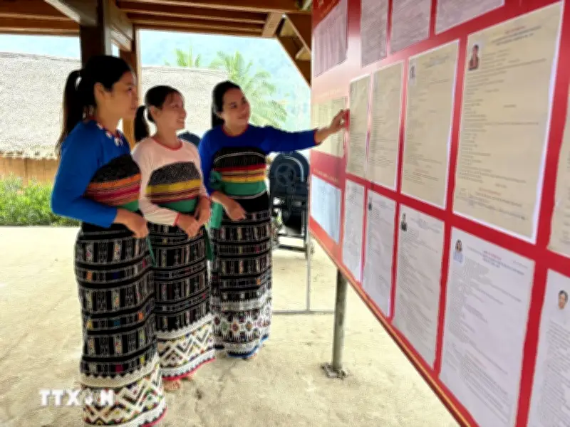 Thanh Hóa chuẩn bị chu đáo cho ngày hội bầu cử tại các xã biên giới