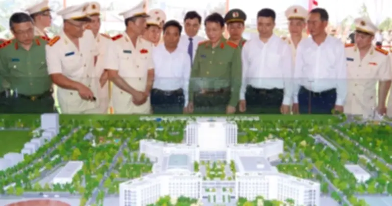 Thanh Hóa khởi công doanh trại Công an hiện đại, hướng tới kỷ niệm 82 năm truyền thống