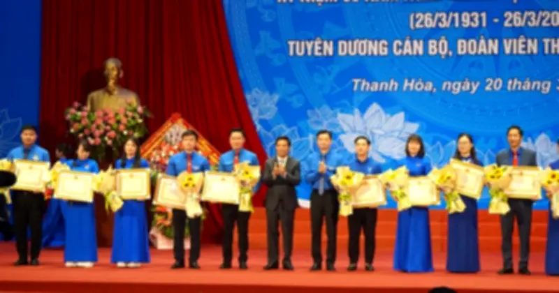Thanh Hóa Tuyên Dương Thanh Niên Tiêu Biểu, Khẳng Định Vai Trò Tiên Phong Của Tuổi Trẻ