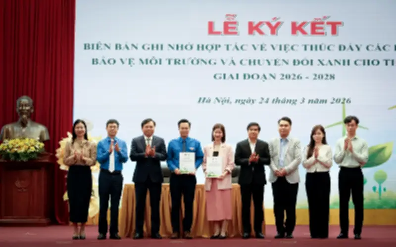 Thanh Niên Tiên Phong Bảo Vệ Môi Trường: Ký Kết Hợp Tác Quỹ Vì Tương Lai Xanh Và Đoàn Thanh Niên Bộ Nông Nghiệp