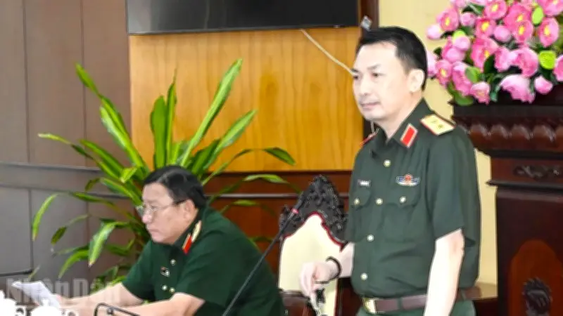 Thanh Tra Bộ Quốc Phòng Kiểm Tra Việc Thực Hiện Nhiệm Vụ Quốc Phòng Tại An Giang