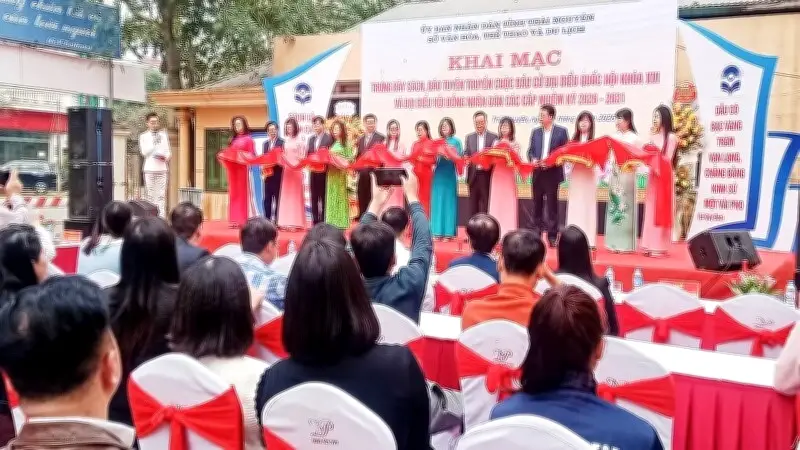 Thái Nguyên khai mạc triển lãm sách, tư liệu tuyên truyền bầu cử Quốc hội khóa XVI