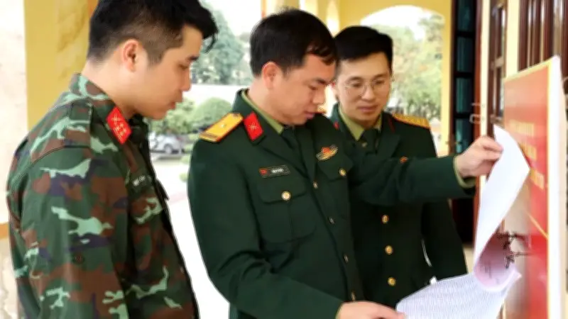 Thái Nguyên: Quân đội tích cực tuyên truyền, bảo đảm an ninh cho ngày bầu cử