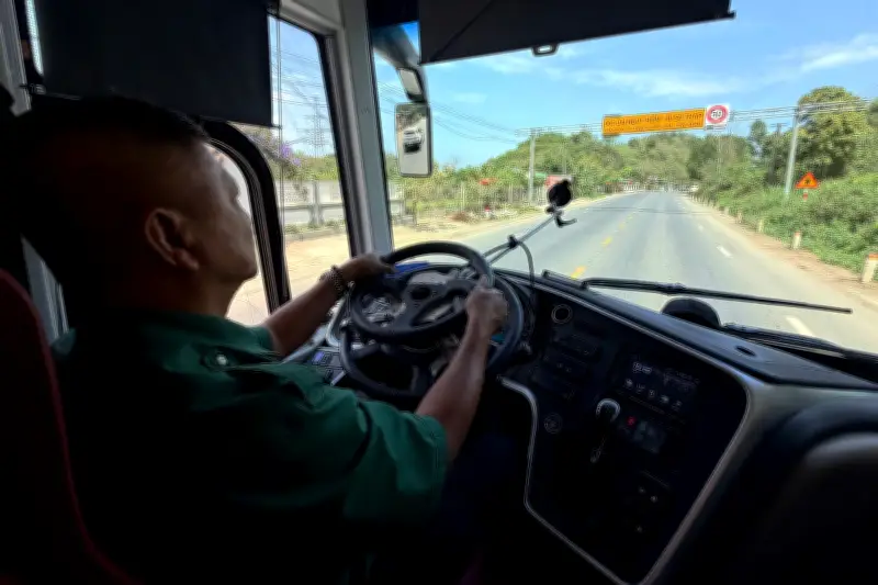 Thiết bị đặc biệt giúp tính nguy cơ lật xe giường nằm 2 tầng trên đường đèo dốc