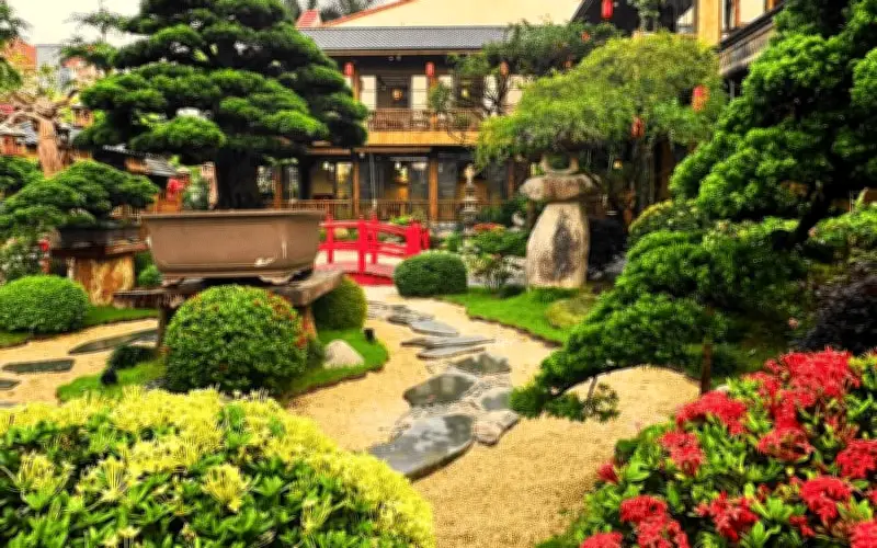 Thiết kế sân vườn hài hòa âm dương, ngũ hành: Bí quyết tràn đầy sinh khí