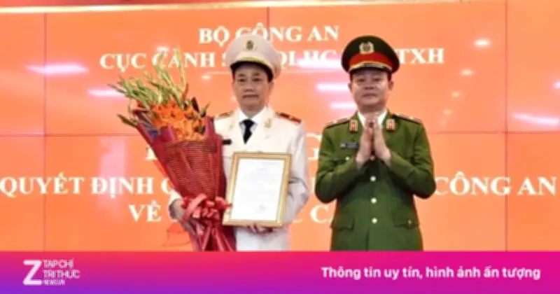 Thiếu tướng Nguyễn Mạnh Hùng được bổ nhiệm làm Phó cục trưởng Cục Cảnh sát quản lý hành chính về trật tự xã hội