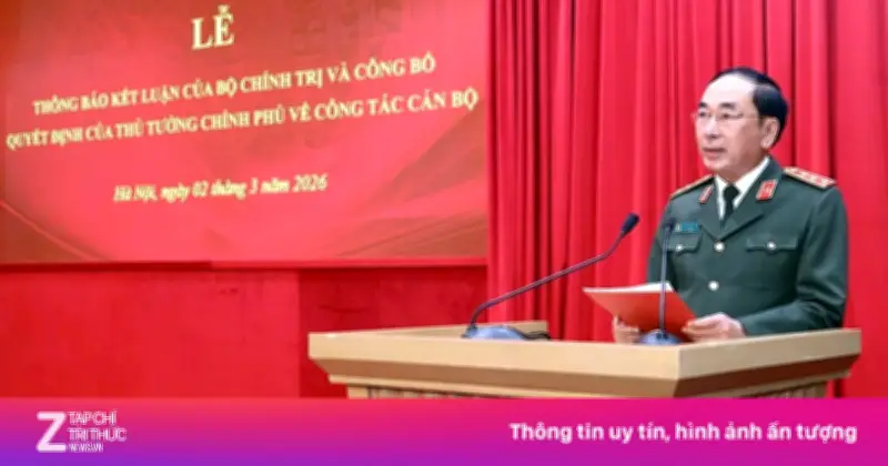 Thượng tướng Trần Quốc Tỏ nghỉ công tác Thứ trưởng Bộ Công an từ 1/3