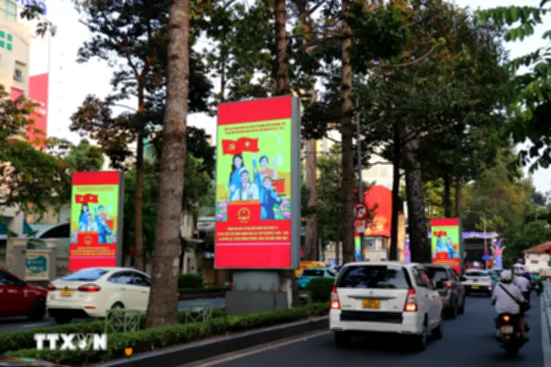 Thành phố Hồ Chí Minh rộn ràng chuẩn bị cho Ngày hội toàn dân