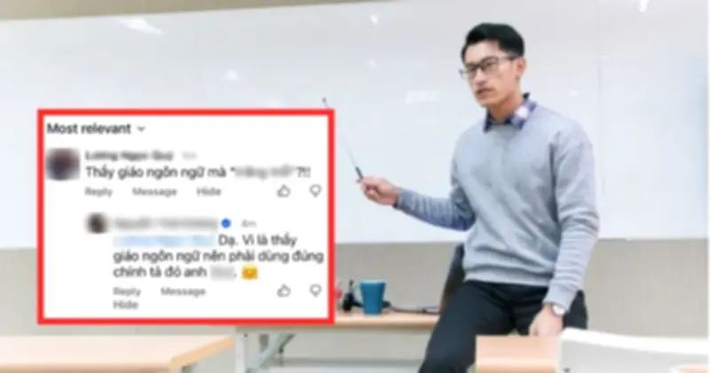 Thầy giáo ngôn ngữ TP.HCM gây tranh cãi với từ 'trăng trối', cư dân mạng 'bóc' lỗi chính tả