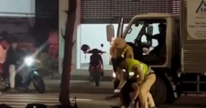 Tài xế Quảng Ninh vượt chốt, đâm vỡ xe CSGT sau khi uống rượu