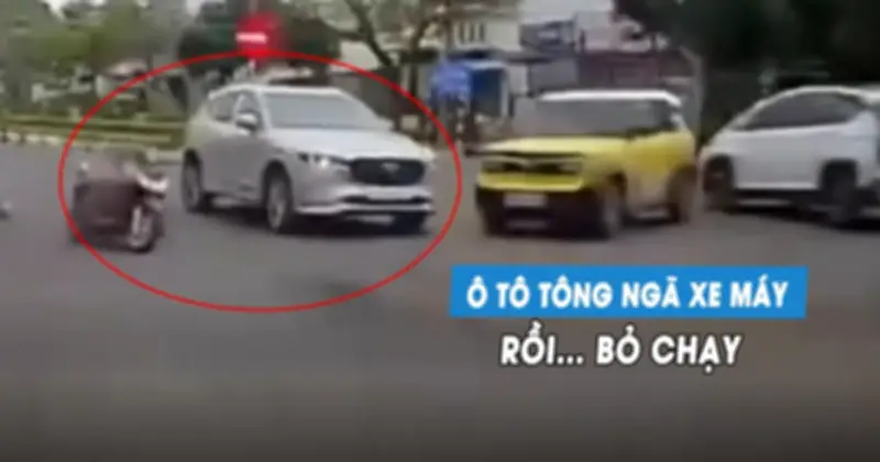 Tài xế ô tô gây tai nạn rồi bỏ chạy ở Gia Lai khiến cộng đồng mạng phẫn nộ