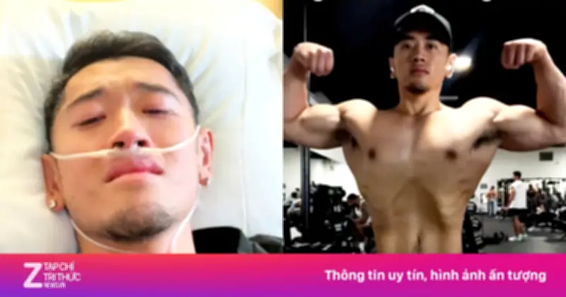 TikToker David Ngo gây bất ngờ với hình thể cơ bắp sau biến cố bệnh nặng