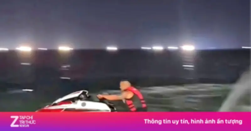TikToker Nha Trang bị phạt 5 triệu đồng vì phóng môtô nước trên bãi tắm công cộng