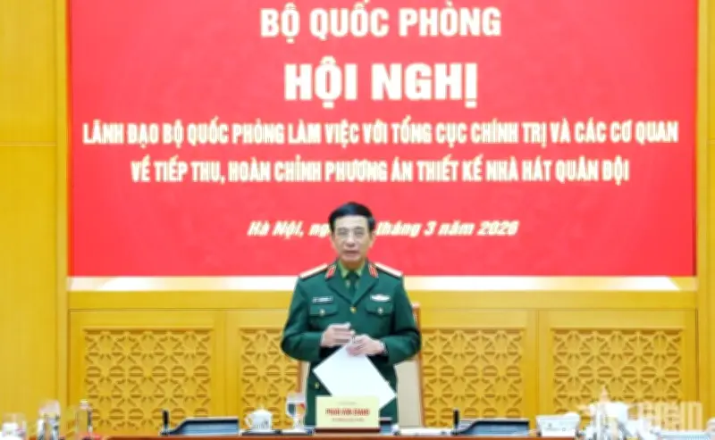 Tiếp thu hoàn chỉnh phương án thiết kế Nhà hát Quân đội, hướng tới công trình biểu tượng