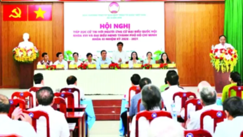 Tiếp Xúc Cử Tri TP.HCM: Diễn Đàn Dân Chủ, Kết Nối Niềm Tin Vào Tương Lai Phát Triển