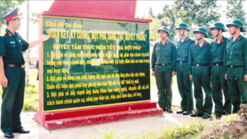 Tiểu đoàn 512, Trung đoàn 892: Những chiến sĩ mới rèn kỷ luật, sẵn sàng hiến dâng sức trẻ