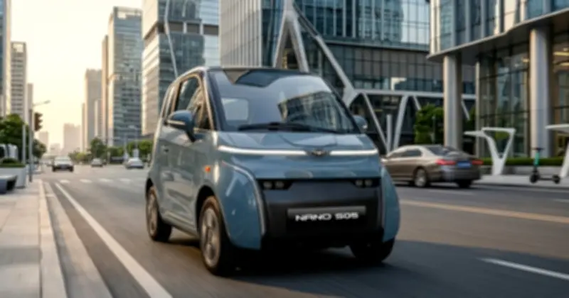TMT Motors hé lộ ô tô điện siêu nhỏ Nano S05, dự kiến ra mắt Việt Nam năm 2026