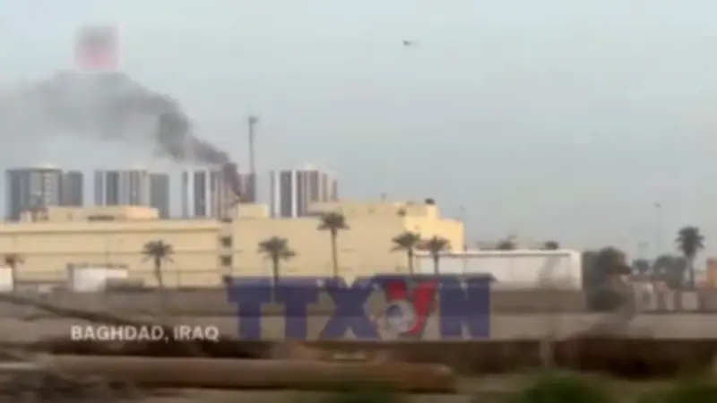 Tên lửa tấn công Đại sứ quán Mỹ tại Baghdad, phá hủy hệ thống phòng không