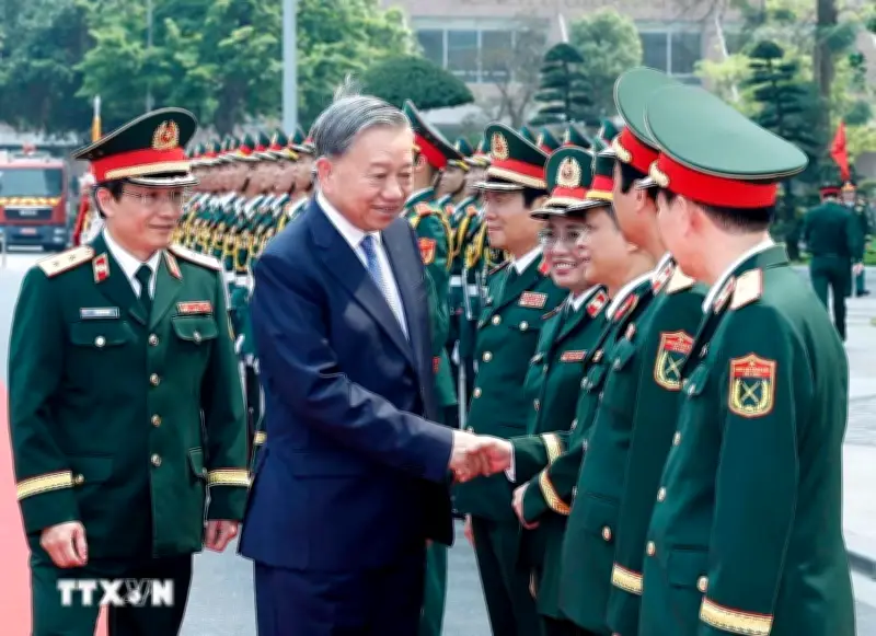 Tổng Bí thư dự lễ kỷ niệm 75 năm Ngày truyền thống Bệnh viện Trung ương Quân đội 108