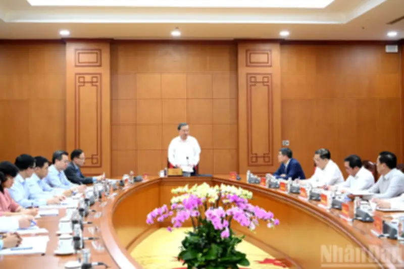 Tổng Bí thư Tô Lâm chỉ đạo Bộ Công Thương đẩy mạnh quan hệ kinh tế-thương mại