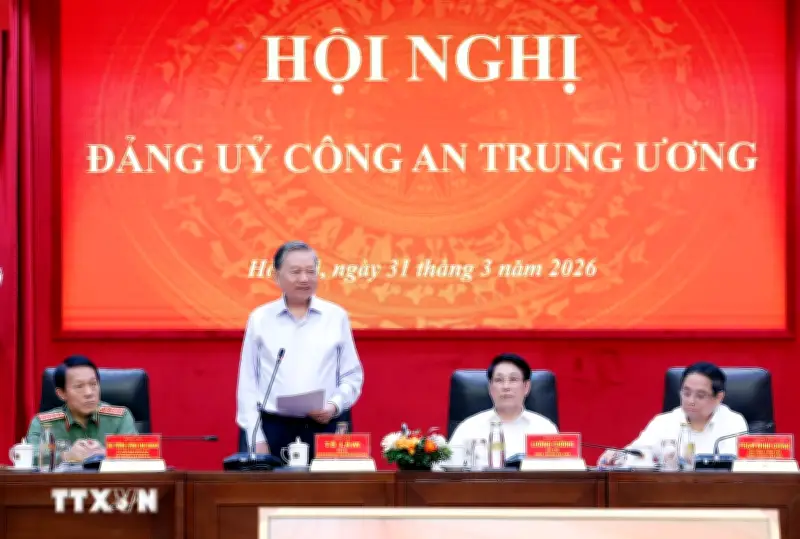 Tổng Bí thư Tô Lâm chỉ đạo Hội nghị Đảng ủy Công an Trung ương về an ninh quốc gia