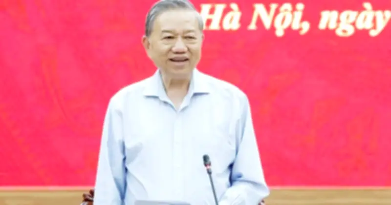 Tổng Bí thư Tô Lâm chỉ đạo hoàn thiện Nghị quyết thúc đẩy tăng trưởng kinh tế hai con số