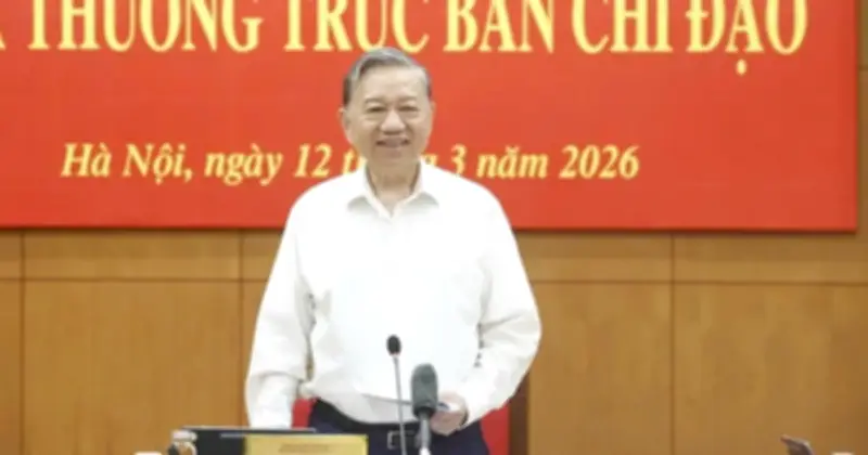 Tổng Bí thư Tô Lâm chỉ đạo khẩn trương rà soát pháp luật về khoa học công nghệ và chuyển đổi số