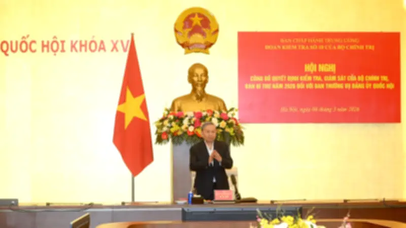 Tổng Bí thư Tô Lâm chỉ đạo kiểm tra, giám sát Ban Thường vụ Đảng ủy Quốc hội