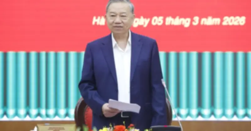 Tổng Bí thư Tô Lâm chỉ đạo đẩy mạnh kiểm tra, giám sát phòng ngừa từ sớm