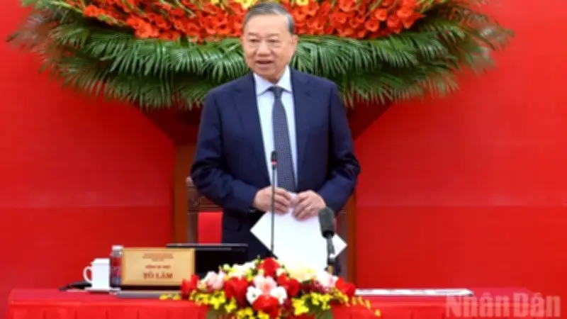 Tổng Bí thư Tô Lâm chủ trì phiên họp đầu tiên của Ban Chỉ đạo về khoa học công nghệ năm 2026