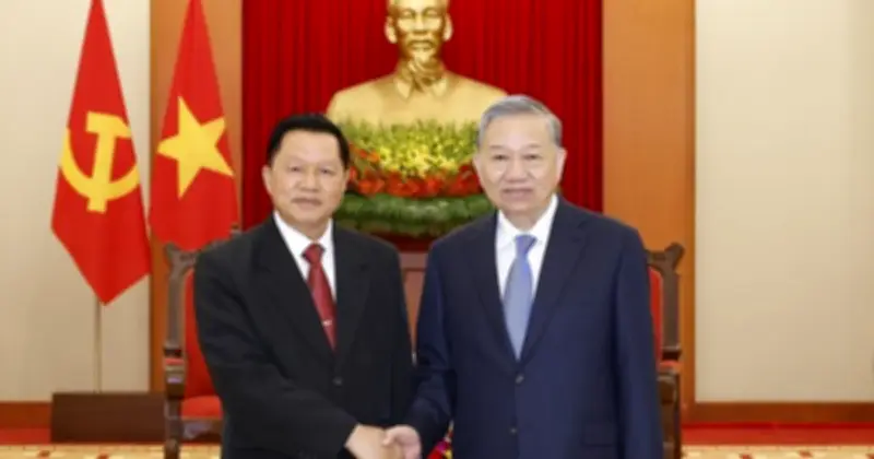 Tổng Bí thư Tô Lâm khẳng định quan hệ Việt - Lào là nhiệm vụ chiến lược sống còn