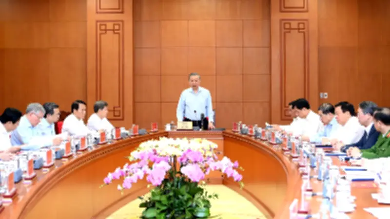 Tổng Bí thư Tô Lâm làm việc về đề án phòng, chống tham nhũng, lãng phí mới