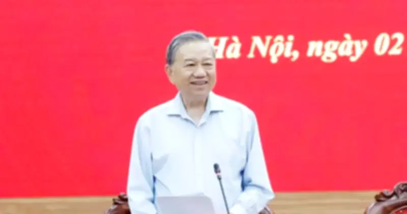 Tổng Bí thư Tô Lâm: Nghị quyết tăng trưởng '2 con số' là kim chỉ nam hành động