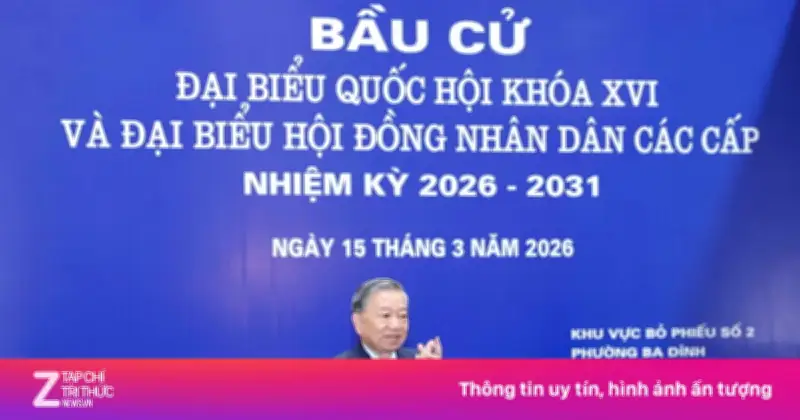 Tổng Bí thư Tô Lâm: Ngày hội non sông và trách nhiệm trước Nhân dân