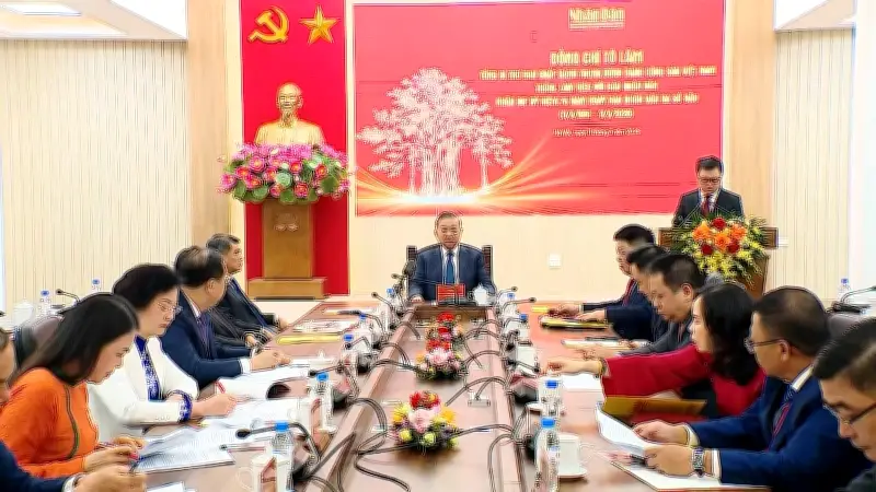 Tổng Bí thư Tô Lâm thăm Báo Nhân Dân nhân kỷ niệm 75 năm, ghi nhận đóng góp quan trọng