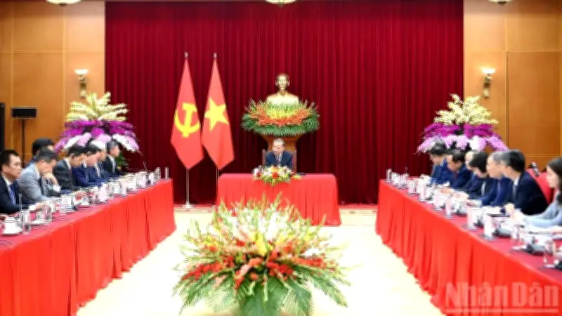 Tổng Bí thư Tô Lâm tiếp doanh nghiệp quốc tế, nhấn mạnh vai trò trong chuỗi cung ứng toàn cầu