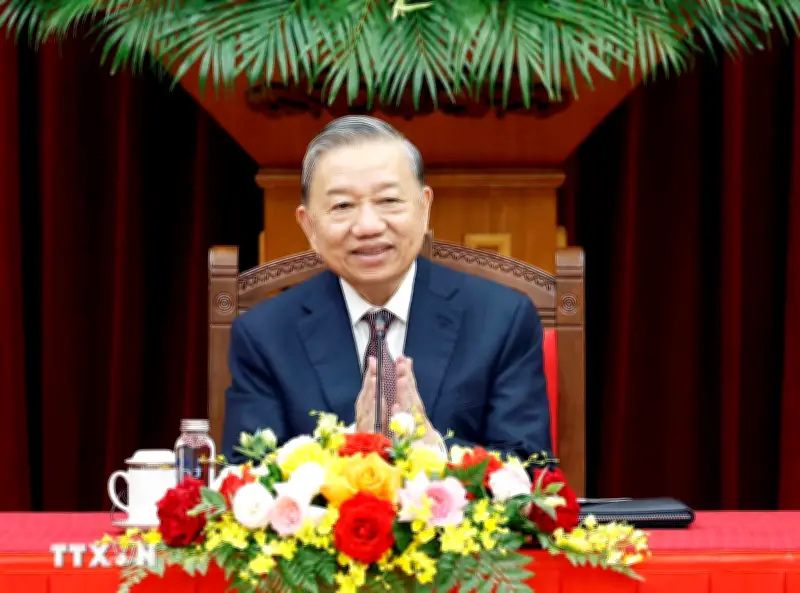 Tổng Bí thư Tô Lâm tiếp lãnh đạo hơn 40 tập đoàn, doanh nghiệp quốc tế