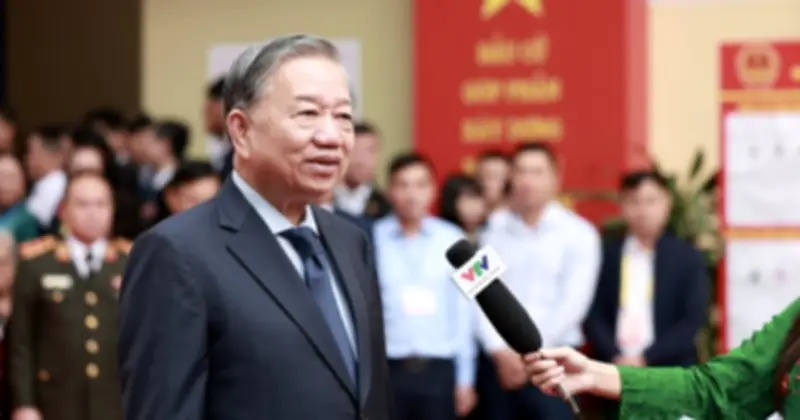 Tổng Bí thư Tô Lâm và lãnh đạo cấp cao thực hiện quyền bầu cử tại Hà Nội