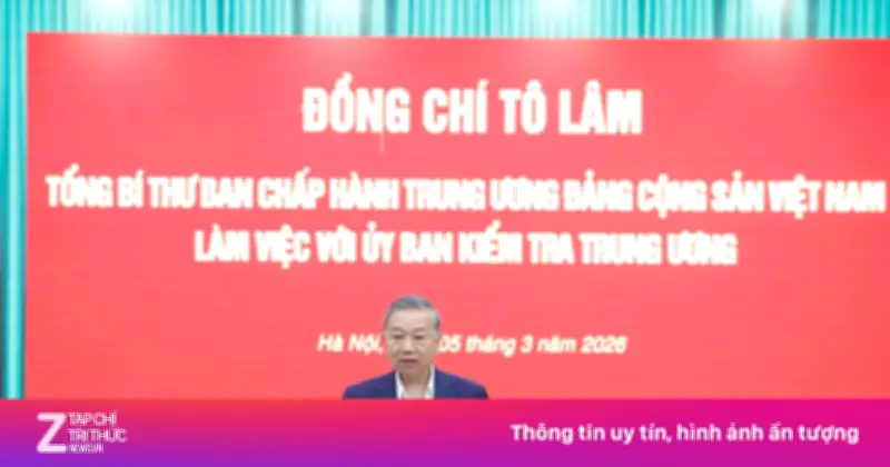 Tổng Bí thư Tô Lâm yêu cầu chuyển mạnh kiểm tra, giám sát sang phòng ngừa từ sớm