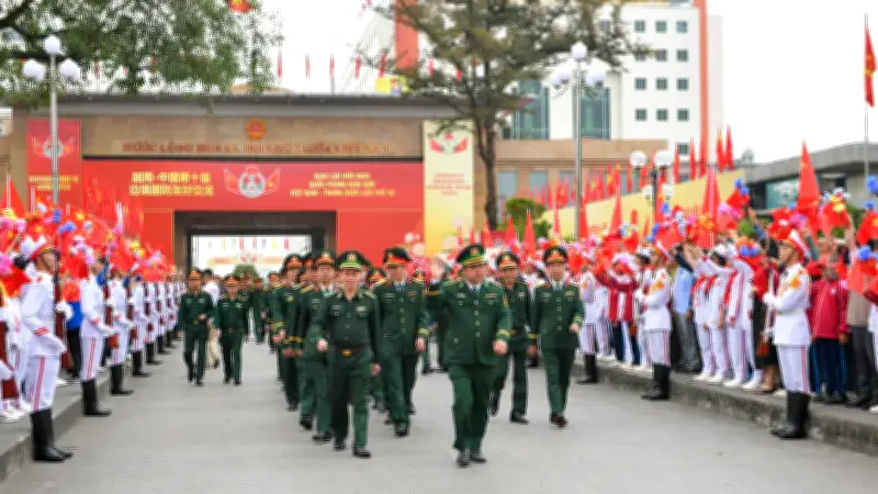 Tổng duyệt chuẩn bị cho Giao lưu hữu nghị Quốc phòng Việt - Trung lần thứ 10