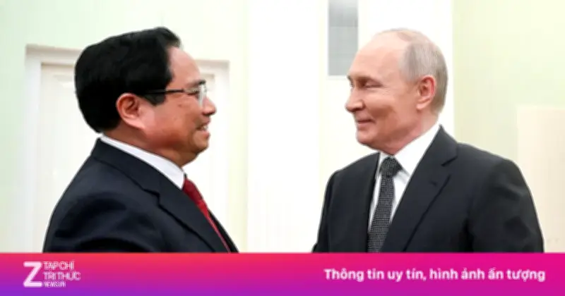 Tổng thống Putin xem xét miễn thị thực cho công dân Việt Nam trong cuộc hội đàm với Thủ tướng Phạm Minh Chính