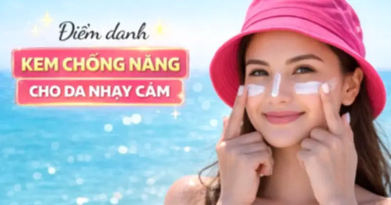 Top 7 Kem Chống Nắng Dành Riêng Cho Làn Da Nhạy Cảm Được Đánh Giá Cao