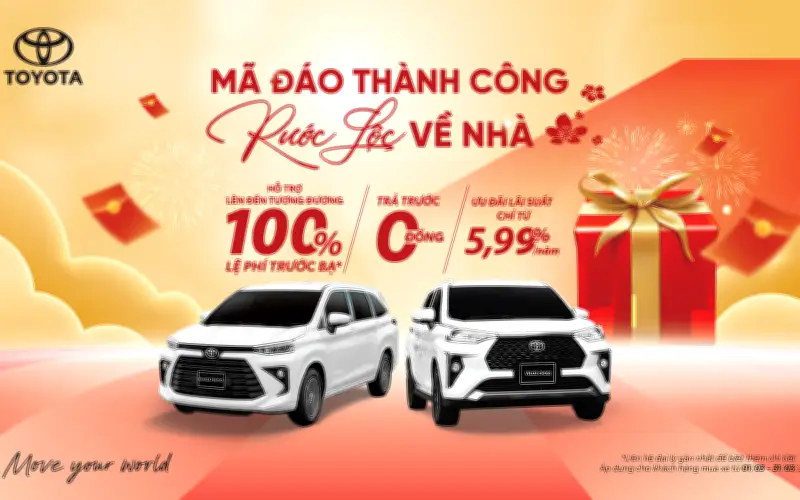 Toyota Veloz Cross Vượt Khó Nhờ Chính Sách Hỗ Trợ Tài Chính Hấp Dẫn