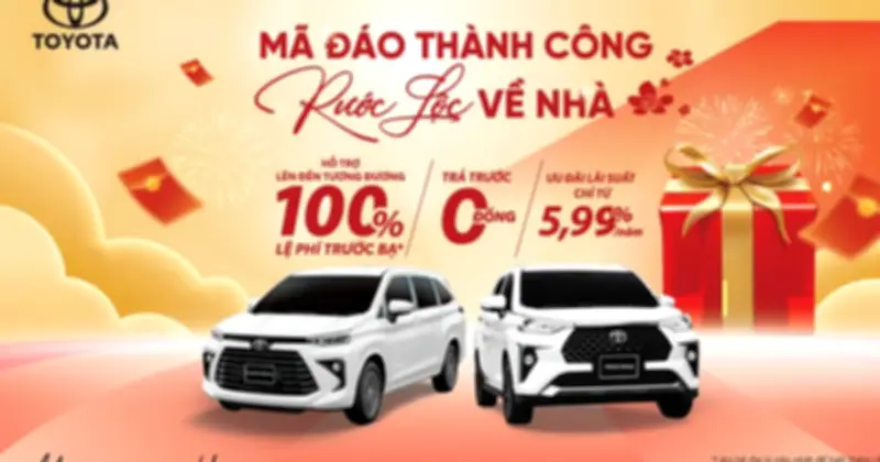 Toyota Veloz Cross vượt khó nhờ hỗ trợ tài chính mạnh mẽ trong quý đầu năm