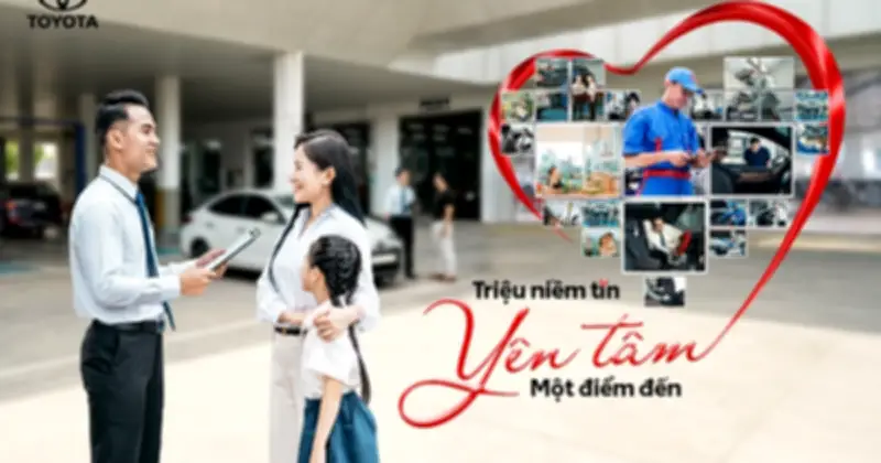 Toyota Việt Nam ra mắt dịch vụ 'Triệu niềm tin - Yên tâm một điểm đến' năm 2026